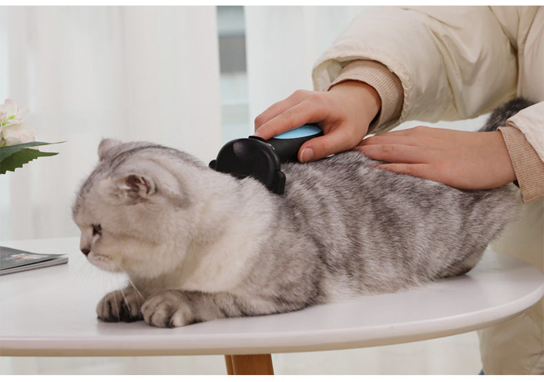 Pet Grooming Set: Nail Clippers, De-shedding Brush