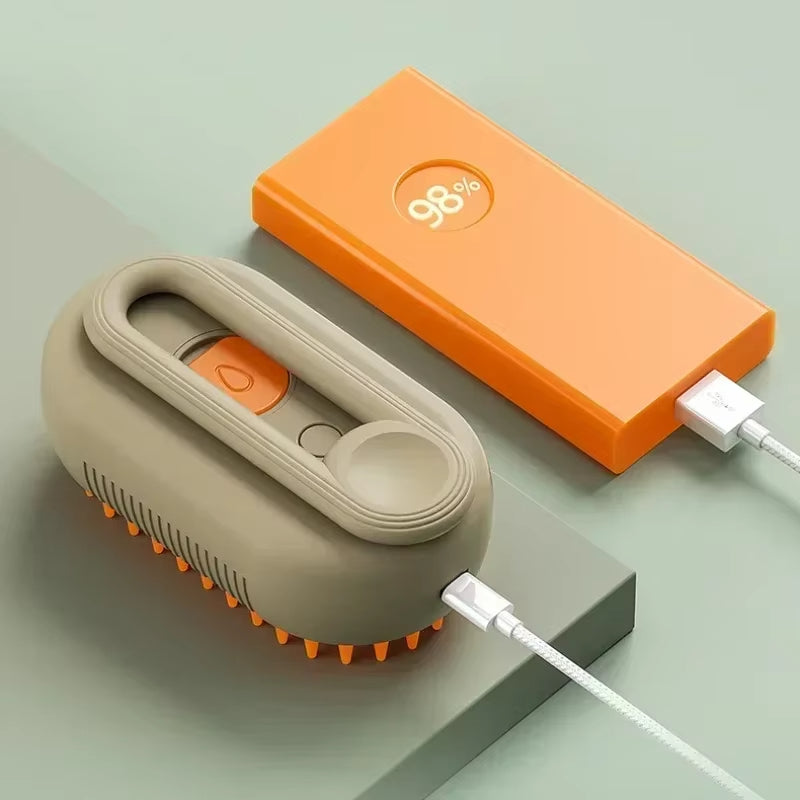 3-in-1 Steam Pet Grooming Brush