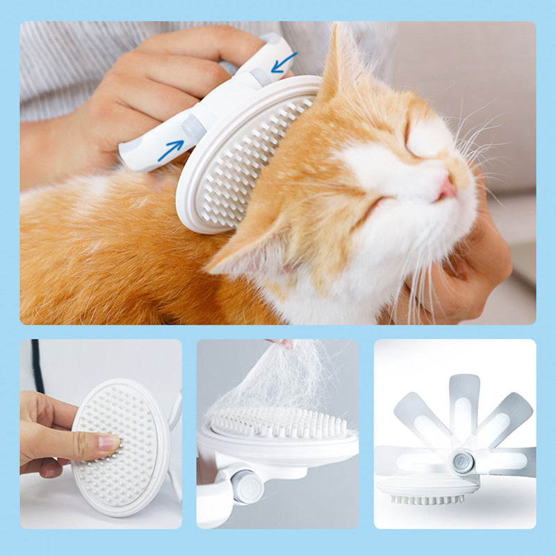Pet Grooming Set: Nail Clippers, De-shedding Brush
