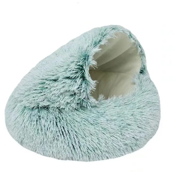 Plush Shell-Shaped Pet Bed