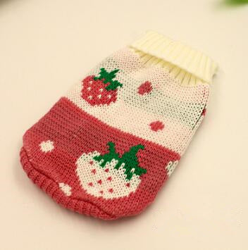 Dog Sweater, Pet Clothing, Knitted Pet Outfit
